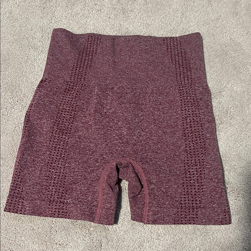 size small amazon burgundy workout spandex